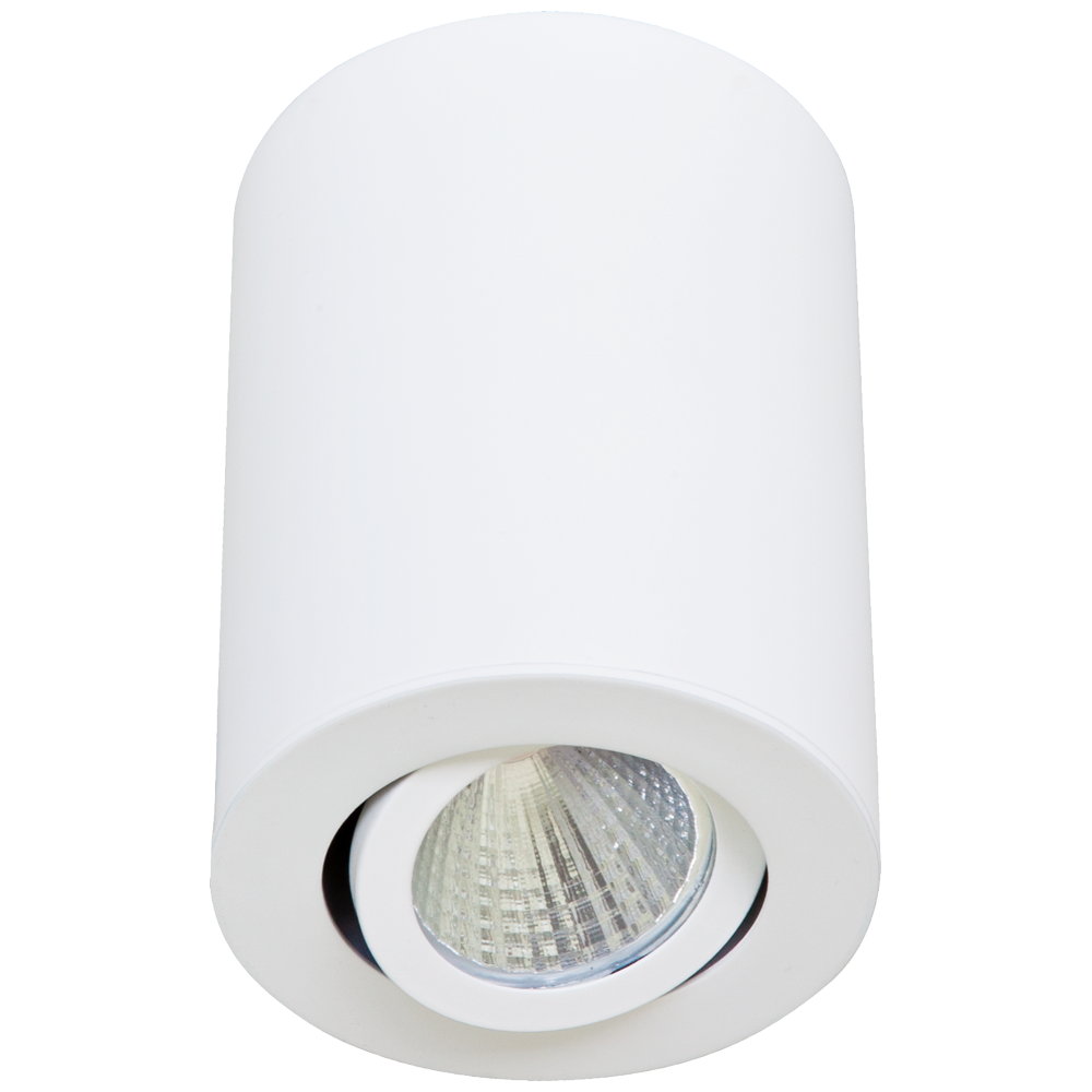 P-LED Deckenanbau - rund - schwenkbar - weiß IP20 - 100-240V - 9W