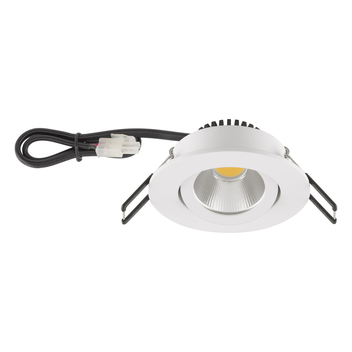 LED Deckeneinbau - rund - schwenkbar - weiß IP20 - 350mA - 6W - 4000K